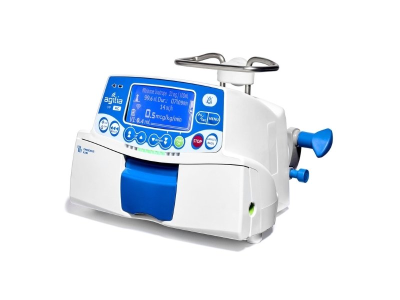 An infusion pump.